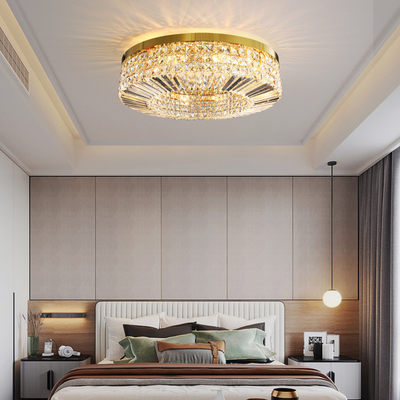 लिविंग रूम / बेडरूम के लिए E14 होम डेकोरेशन राउंड एलईडी सीलिंग लाइट H18cm