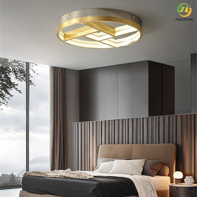 लिविंग रूम के लिए कॉपर एक्रिलिक बेडरूम सजावट एलईडी छत प्रकाश