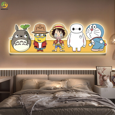 बच्चों के कमरे के बेडसाइड बेडरूम के लिए कार्टून आकृति सजावट भित्ति लैंप पेंटिंग