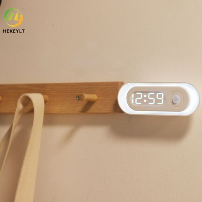 टाइम डिस्प्ले स्मार्ट नाइटलाइट बेडरूम चार्जिंग होम वॉर्डरोब आइल फीडिंग स्लीप लाइट