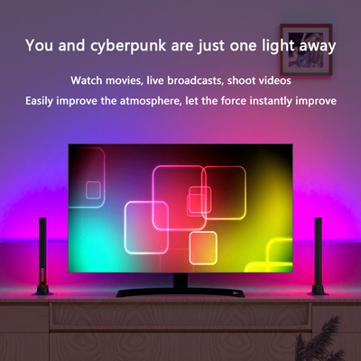 आरजीबी कंप्यूटर डेस्कटॉप बैकग्राउंड लाइट एलईडी ब्लूटूथ म्यूजिक सेंसर लाइट