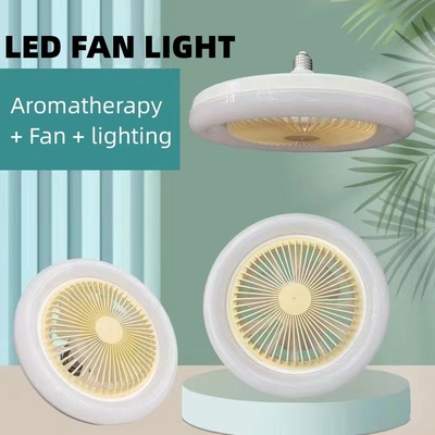 एलईडी अरोमाथेरेपी फैन लाइट बेडरूम डाइनिंग रूम सीलिंग फैन लाइट लाइटिंग + फैन 2-इन-1 अदृश्य फैन पेंडेंट लाइट