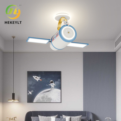 कार्टून विमान बच्चों के कमरे बुद्धिमान छत प्रकाश पूर्ण स्पेक्ट्रम एलईडी आँख सुरक्षा बेडरूम प्रकाश