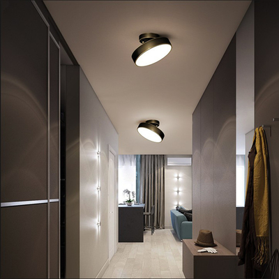 JYLIGHTING कॉपर नॉर्डिक बेडरूम छत प्रकाश आधुनिक सरल एलईडी पोर्च गलियारा प्रकाश