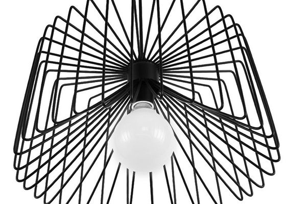 रेट्रो इनडोर विंटेज एलईडी ब्लब आयरन मेटल लैंपशेड गोदाम शैली आधुनिक लटकन प्रकाश