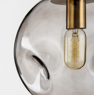 लिविंग रूम के लिए ग्लास एलईडी सरल आधुनिक लटकन प्रकाश